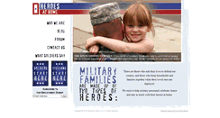 Desktop Screenshot of myheroesathome.com